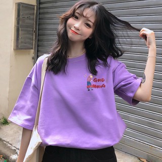 [CÓ HÌNH THẬT] Áo oversize nữ Good morning cực chất