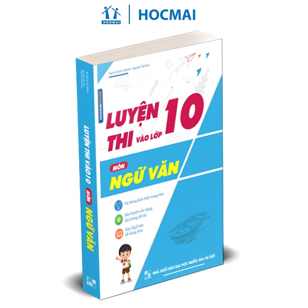 [LIFEMALL9915 - 12% đơn 99K] Sách - Combo Luyện thi vào lớp 10 môn Toán - Ngữ văn