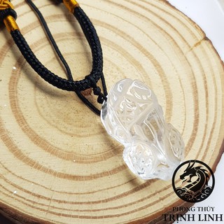 VÒNG CỔ TỲ HƯU TRẮNG NỞ HẬU SIZE LỚN 3CM