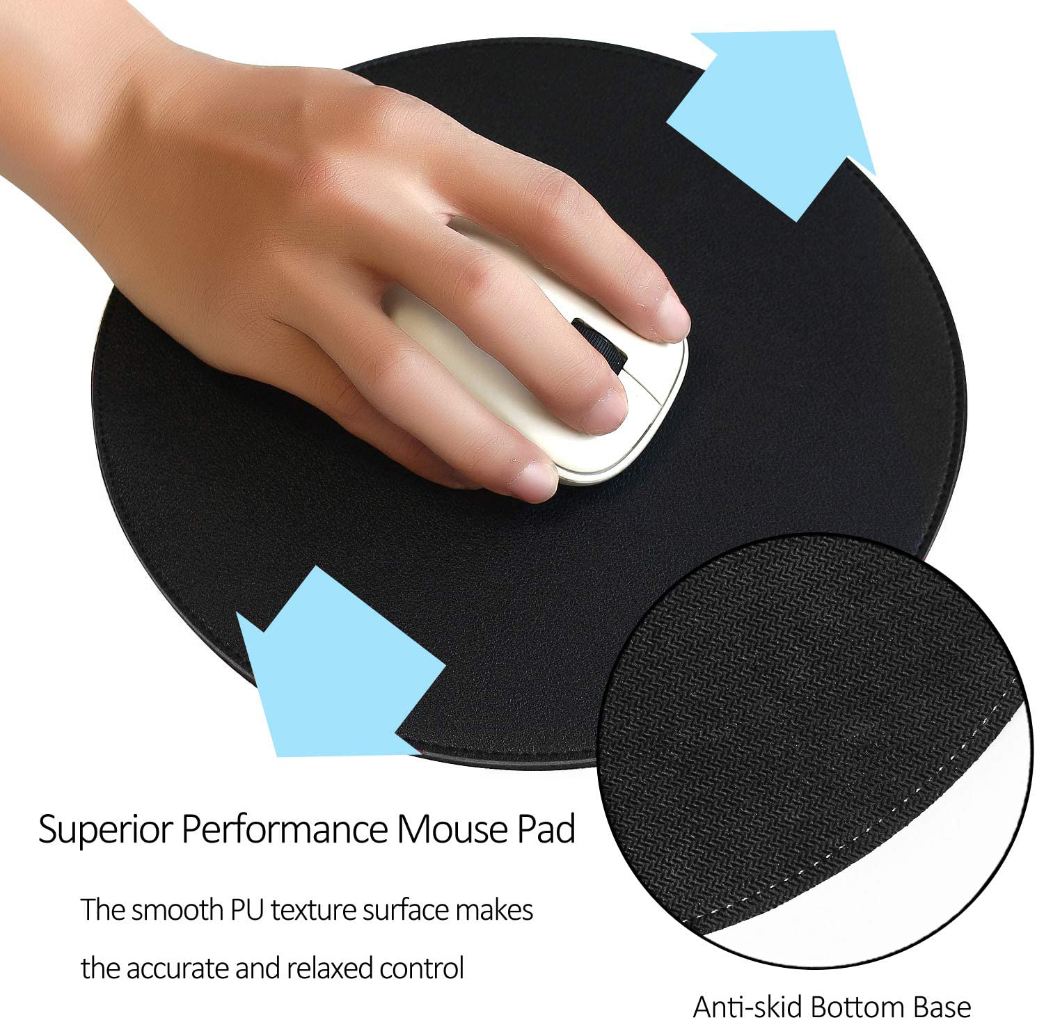 Thảm Lót Chuột Và Bàn Phím Máy Tính Bằng Da Pu Siêu Mềm Chống Trượt Chống Thấm Nước Nhiều Màu