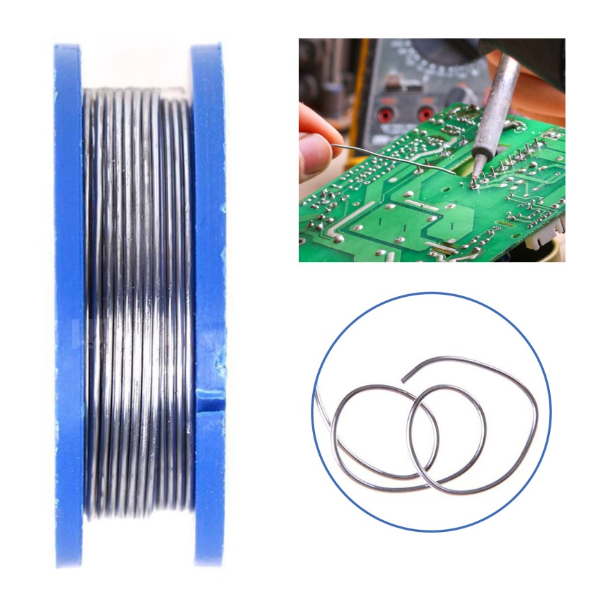 63/37 10g dây hàn lõi nhựa thông có độ tinh khiết cao 0,8mm với thông lượng 2% và điểm nóng chảy thấp cho sắt hàn điện