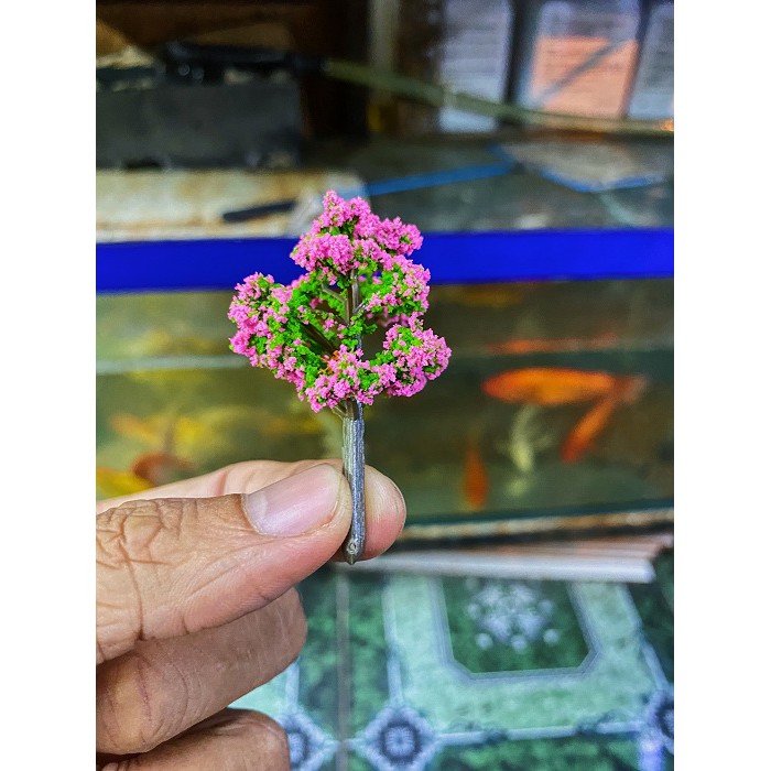 CÂY GIẢ TRANG TRÍ BỂ CÁ, CHẬU CÂY CẢNH CAO 6 CM MẪU 2