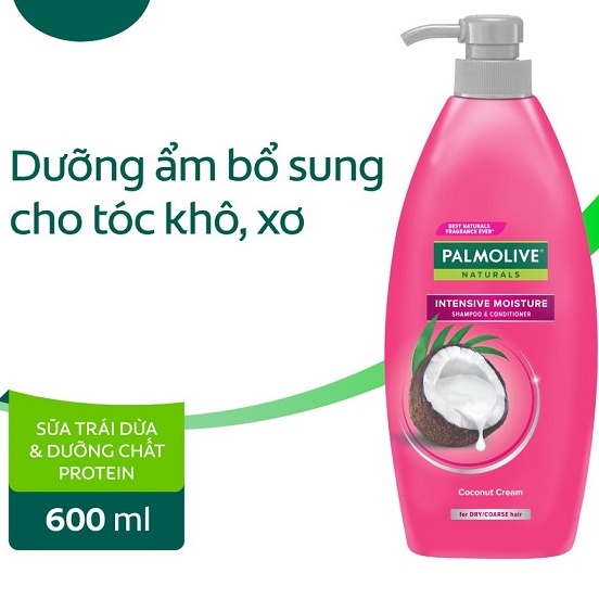 DẦU GỘI ĐẦU PALMOLIVE ngăn rụng tóc/ giảm sơ rối /suông mượt 600ML