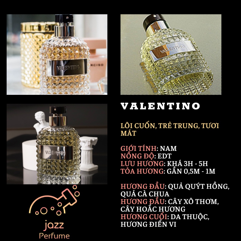 [Chính Hãng] Nước Hoa NAM Valentino UOMO Acqua - Chiết 5ml 10ml - Mẫu Thử | BigBuy360 - bigbuy360.vn