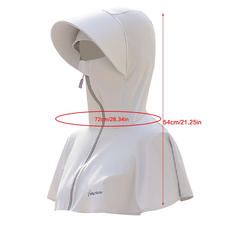 Mũ Chống Nắng Toàn Bộ Khuôn Mặt Bảo Vệ Toàn Diện Chống Nắng Chống Bụi Cho Hoạt Động Ngoài Trời