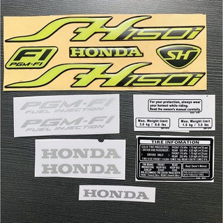 DDXM-V46-3- TEM DÁN XE SH 150i Fi KÈM THÔNG SỐ DÁN XE