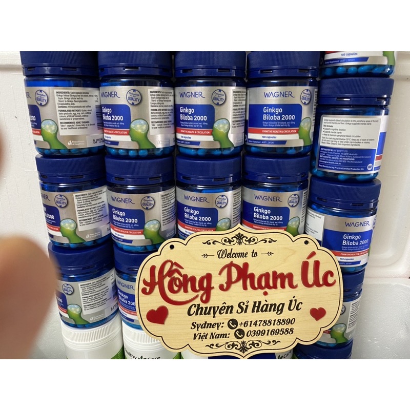 Wagner Ginkgo Biloba 2000  - Bổ não hãng Wagner - Date 1/2025
