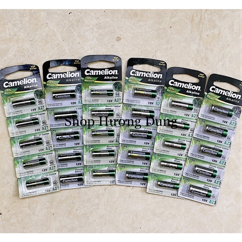 Pin A23 A27 Camelion Pin điều khiển cửa cuốn ô tô, chuông cửa…
