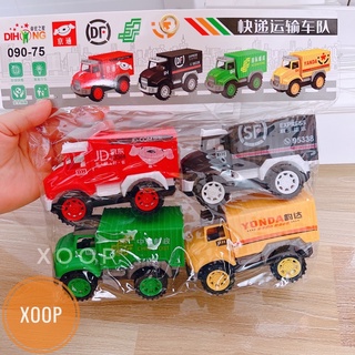 SALE !!! ĐỒ CHƠI ! SÉT 4 Ô TÔ TẢI VẬN CHUYỂN CHẠY ĐÀ CÓT CHO BÉ (SP002059 ) SHOP PHÚC YẾN