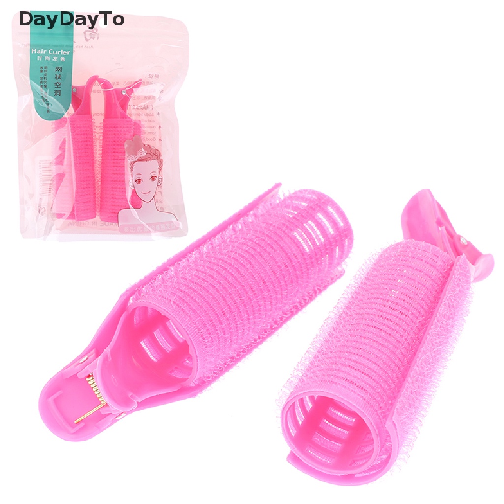 Set 2 Dụng Cụ Uốn Tóc Tự Dính Dành Cho Salon