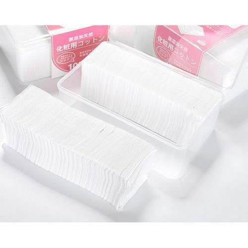 Bông tẩy trang Miniso Nhật Bản hộp 1000 miếng- mềm mại, mịn màng | BigBuy360 - bigbuy360.vn