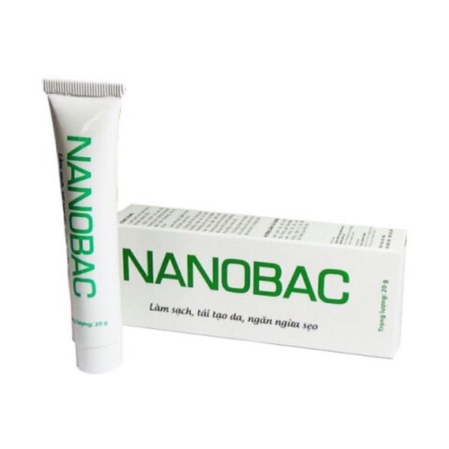 ✔️️️NanoBac - Kem bôi làm sạch, tái tạo da và ngăn ngừa sẹo