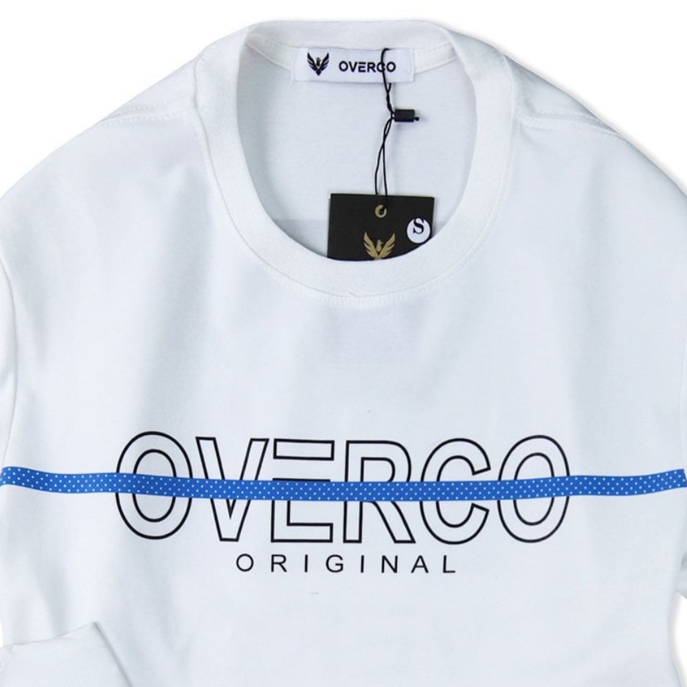 Áo Thun Nam Cổ Tròn OVERCO Chất Vải Cotton 100% Dày Dặn Thoáng Mát Co Giãn 4 Chiều