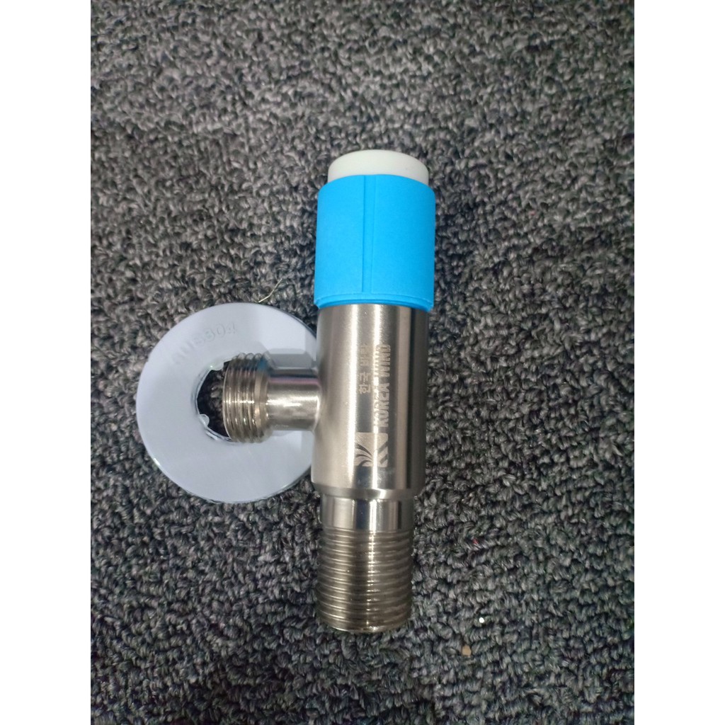 Van khóa nóng lạnh được làm bằng thép không gỉ 304 dùng cho bồn cầu, máy nước nóng