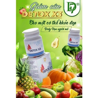 DETOX X3 D7_ TAN MỠ BỤNG ĐÙI HIỆU QUẢ