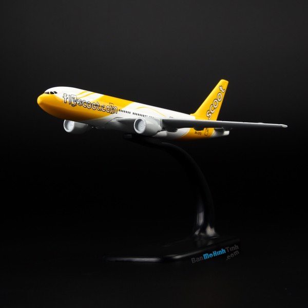 Mô hình máy bay Scoot Boeing B777 16cm Everfly