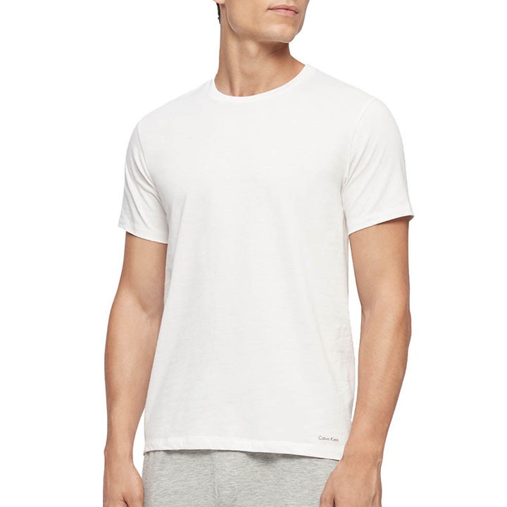 Set 3 áo Calvin Klein Cotton Classic Crewneck T-Shirt - White