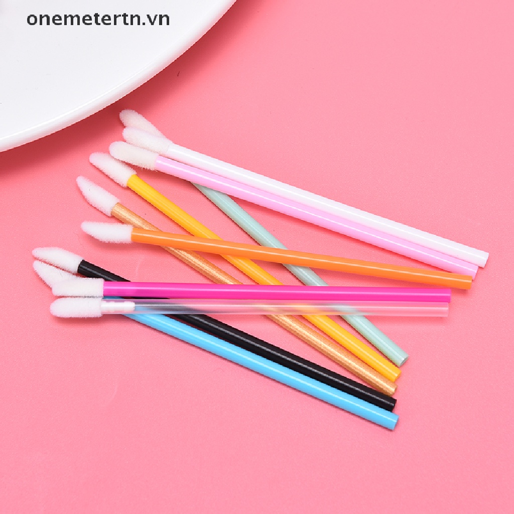 [Hàng mới về] Set 50 cọ son môi trang điểm sử dụng một lần