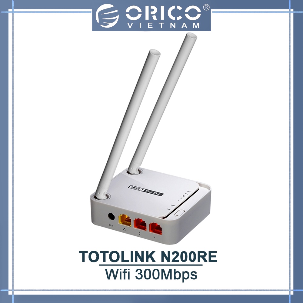 Bộ Phát WiFi TOTOLINK N200RE 300Mbps (Hàng chính hãng) thumbnail