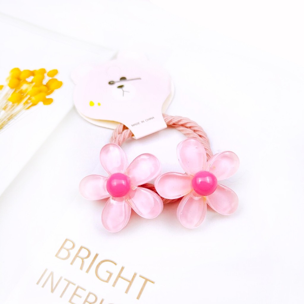 Cột tóc dễ thương cho bé gái set 2 (Màu ngẫu nhiên)