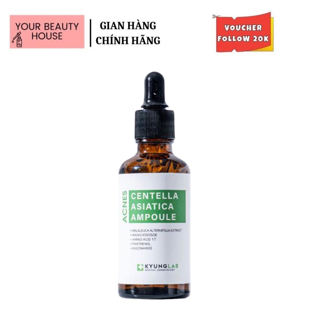 [KyungLab] Tinh Chất Hỗ Trợ Giảm Mụn Acnes Centella Asiatica Ampoule - 50ml