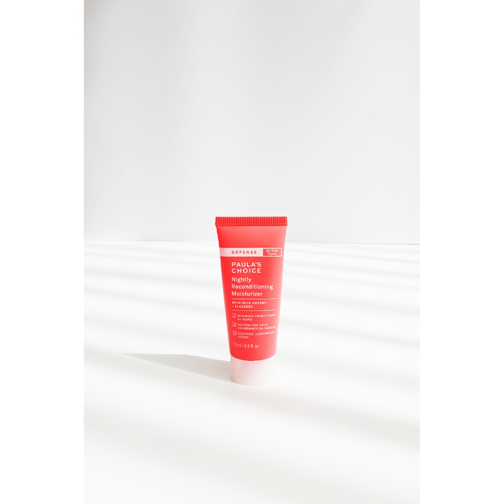 Kem và sữa dưỡng da Dưỡng đêm Paula's Choice DEFENSE NIGHTLY RECONDITIONING MOISTURIZER 15ml