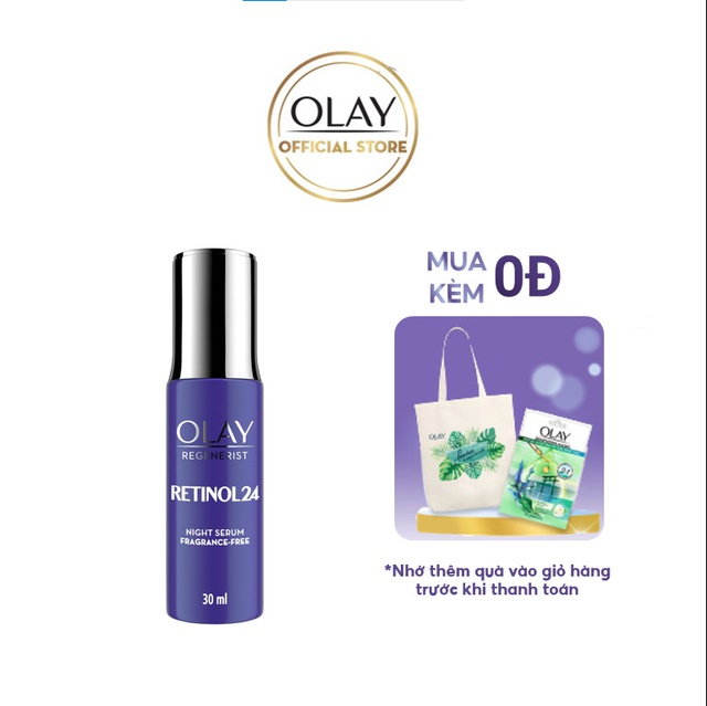 Serum/Tinh Chất Thúc Đẩy Tái Tạo Da &amp; Mờ Nếp Nhăn OLAY REGENERIST Chứa Chiết Xuất RETINOL24 30ML