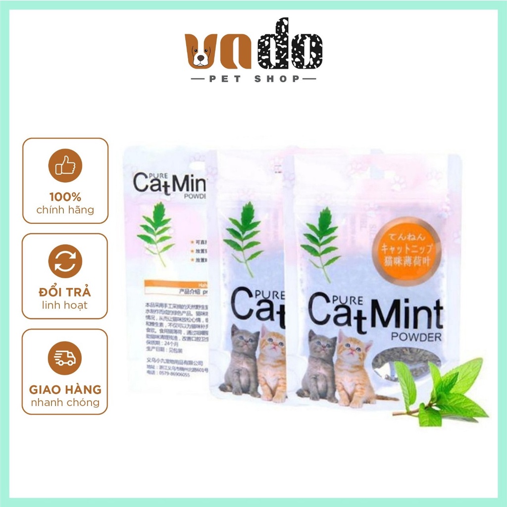 Catnip gói 5g - Cỏ mèo gói 5g tạo sự hứng thú đặc biệt cho các boss