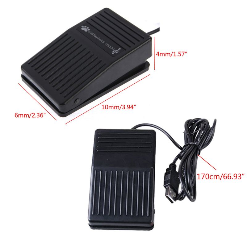Bàn Đạp Một Chân usb Điều Khiển Công Tắc Điều Khiển Bàn Đạp Một Chân Không Cần Tháo Rời Được Cho Trình Điều Khiển Miễn Phí