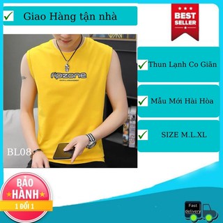 Áo Thun Nam Thể Thao Thun Lạnh Ba Lỗ LOGO Ripzone BL08 - BL12 (44-72KG)