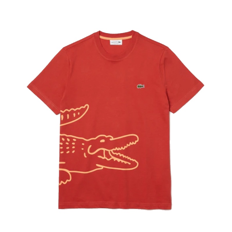 Áo Thun cotton Ngắn Tay In Chữ Laco Thời Trang Cho Nam Nữ