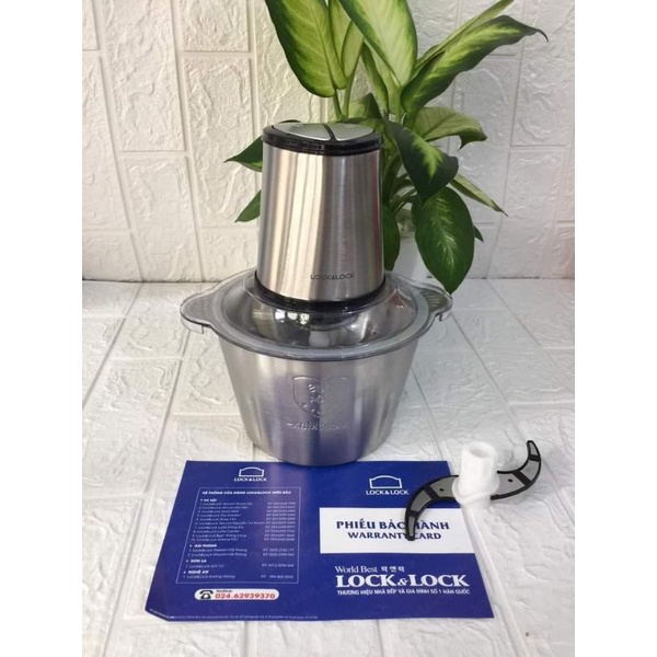 MÁY XAY THỊT CỐI INOX DUNG TÍCH 2L LOCK&LOCK EJM172