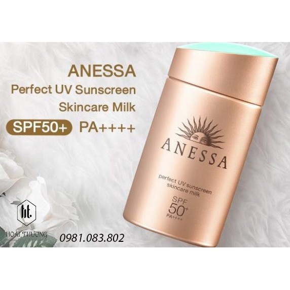[Chính Hãng] Kem Chống Nắng Shiseido Anessa 60ml Perfect UV Sunscreen Skincare Milk