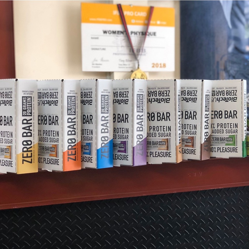 Thanh Bánh Protein Zero Bar BiotechUSA Hộp 20 Thanh