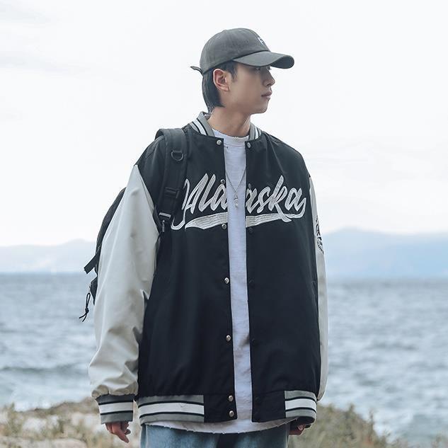 Áo Khoác Bomber 2 Lớp Chất Dù Form Rộng Alaska Áo Khoác Nam Nữ Unisex Phong Cách Hàn Quốc - Hazo