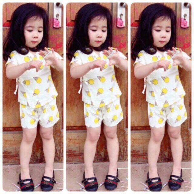 Bộ yukata thô lụa