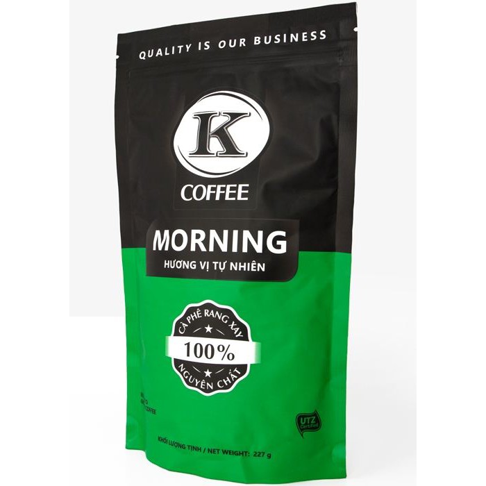 Cà Phê Rang Xay K Coffee Morning 227g - Cà phê nguyên chất - Vị tự nhiên