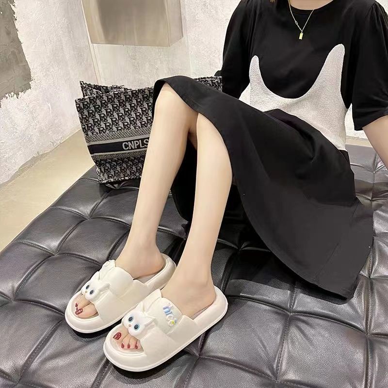 Dép đi trong nhà GAVINBROWN đế dày họa tiết hoạt hình chống trượt thời trang hè xinh xắn cho nữ
