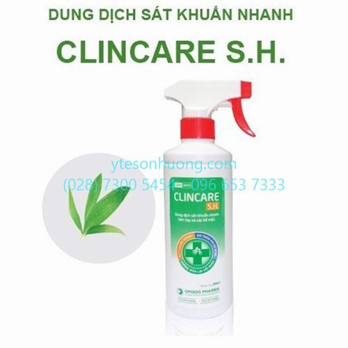 Nước sát khuẩn bề mặt Clincare S.H 500ml