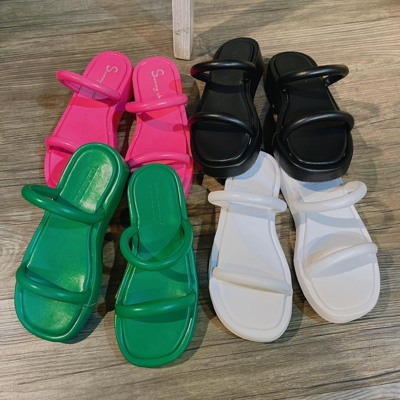 Sorami.Shoes | Dép 2 quai đế xuồng phong cách trẻ trung