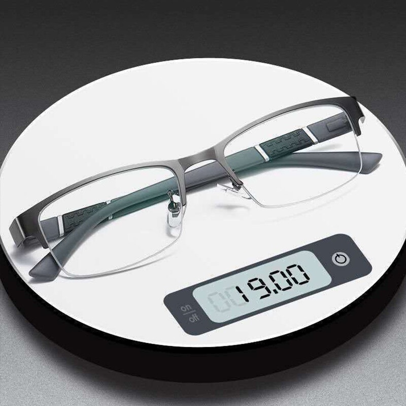 Kính Đọc Sách PTQ Nửa Gọng Thời Trang Công Sở Cho Nam