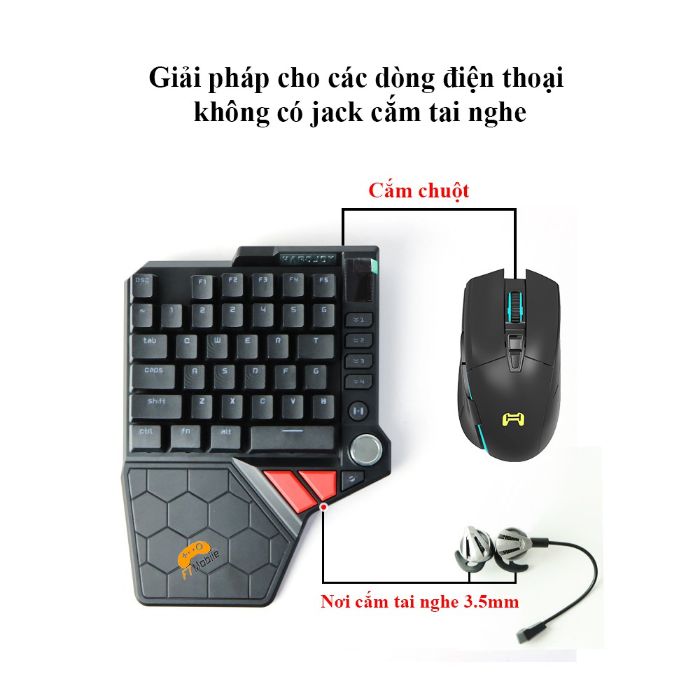 Handjoy K5 K3 Bàn phím cơ chơi game không lo bị khóa tài khoản dành cho mobile