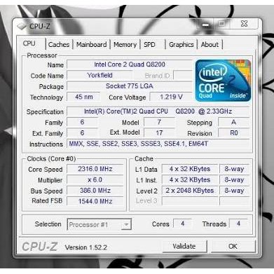 Intel Core 2 Quad Q8200