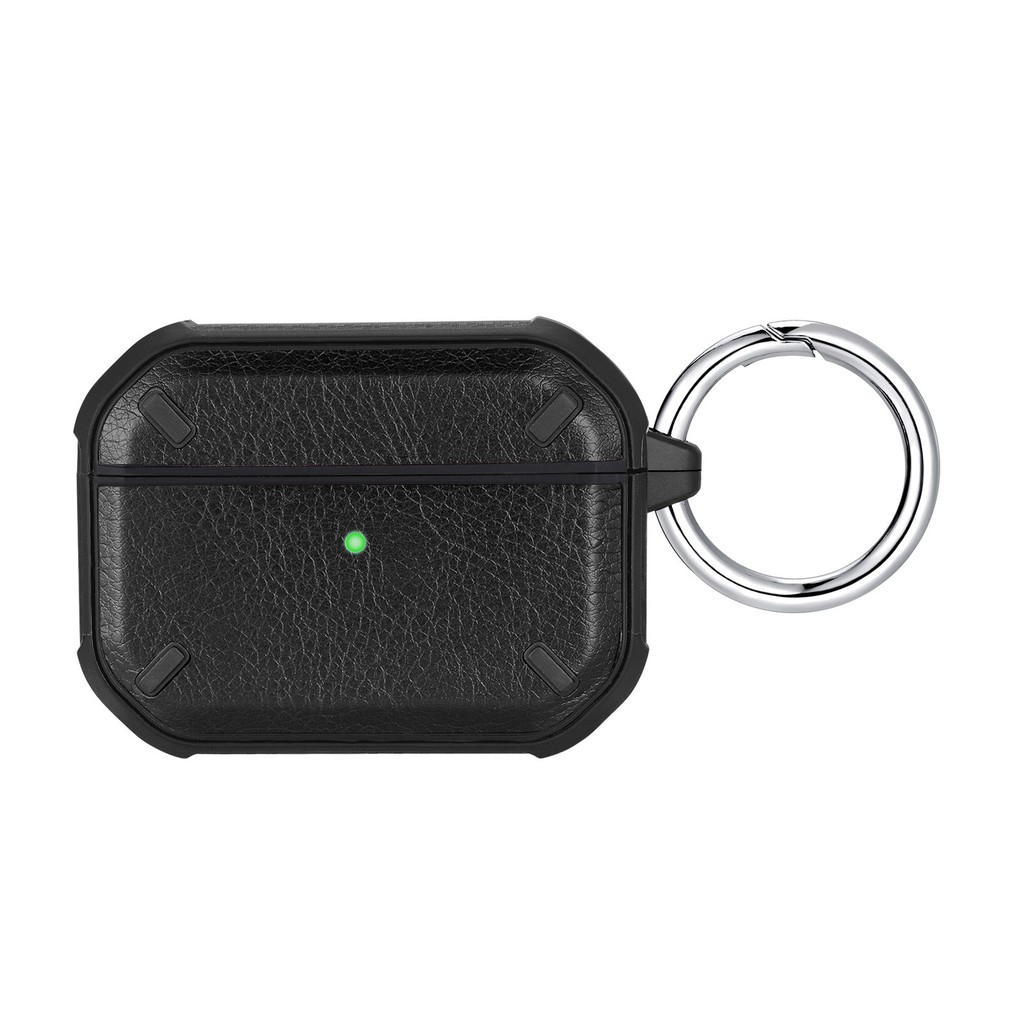Bao Case Ốp Bảo Vệ Cho Airpods Pro Bằng Da + TPU