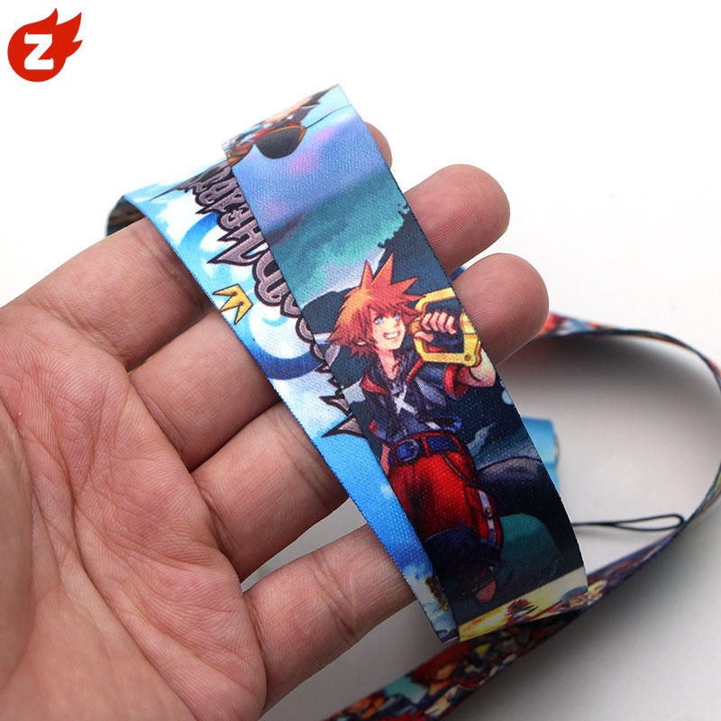 1 Dây Đeo Thẻ ID Họa Tiết Kingdom Hearts Dễ Thương