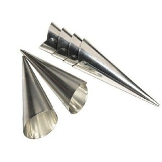 COMBO 5 KHUÔN NHÔM LÀM BÁNH ỐC QUẾ SIZE TRUNG (MIỆNG 4 CM DÀI 16 CM)