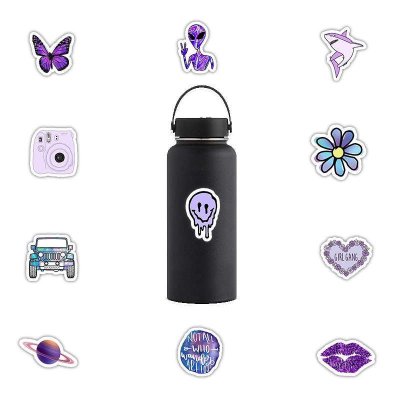 Bộ 50 miếng sticker phong cách fantasy chống thấm nước trang trí sổ tay, mũ bảo hiểm... MÃ ST2148