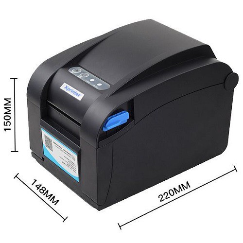 Máy in Xprinter XP350B USB in tem nhãn mã vạch Minicode và đơn hàng tem phiếu vận chuyển sàn TMĐT - XP 350B/350BM