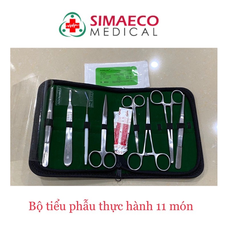 Bộ tiểu phẫu 11 món Simaeco + có bao da