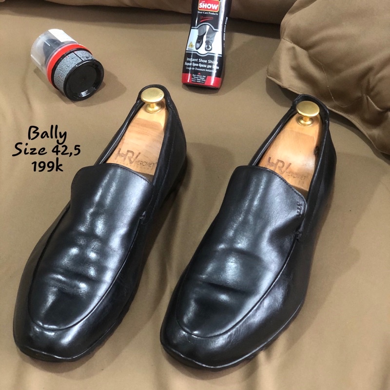 [Giày 2hand] [Size 42,5-43] [TonaShoe] Giày Lười Đế Chống Trơn Trượt Thương Hiệu Ý Bên Trong Có Lớp Nhung Mịn